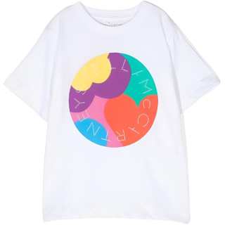 Stella McCartney Kids T Shirts Crew Neck Moderate