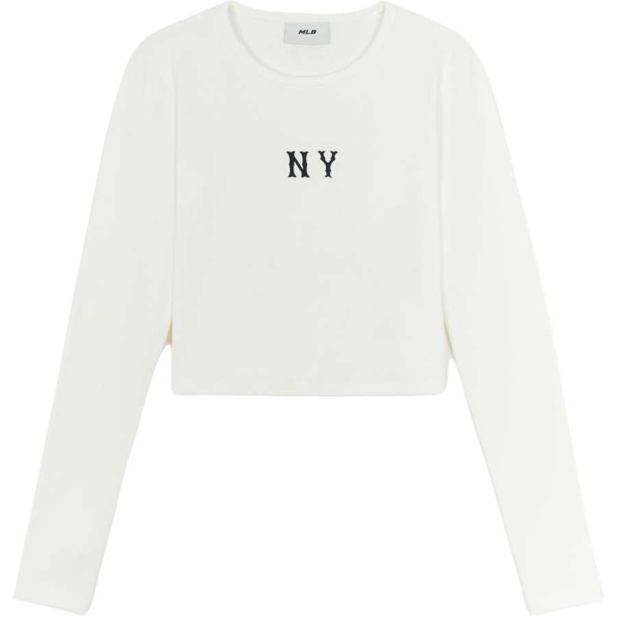 MLB MLB T Shirts Women's Ivory White Crew Neck