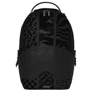SPRAYGROUND Artificial Leather Backpack Unisex Black