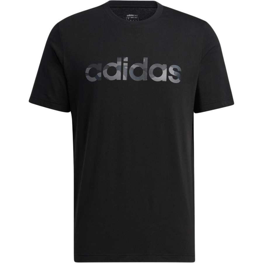 Adidas Neo Straight Fit T Shirt Men's Black