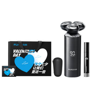 FLYCO FS968 Rotary Razors Triple Blade Full body Washable Wet And Dry Shaving, Smart Sensing Black Technology