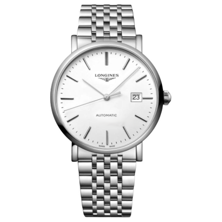 LONGINES Boya Collection Automatic Mechanical Movement 30m Waterproof Women's Watch 39mm White Dial