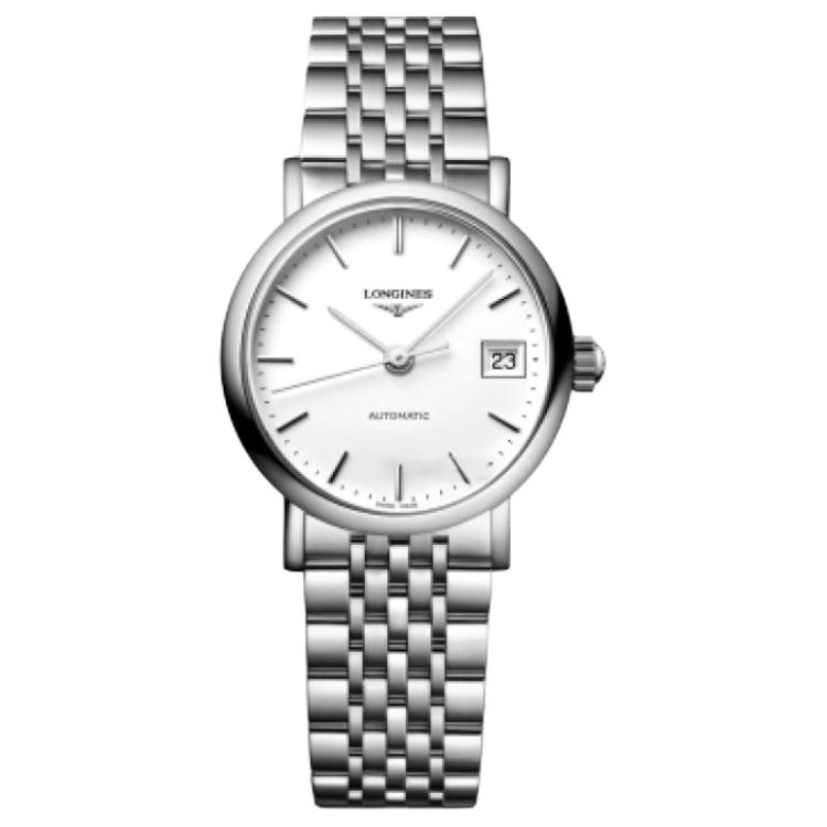 LONGINES Boya Collection Automatic Mechanical Movement Women's Watch 25.5mm White Dial