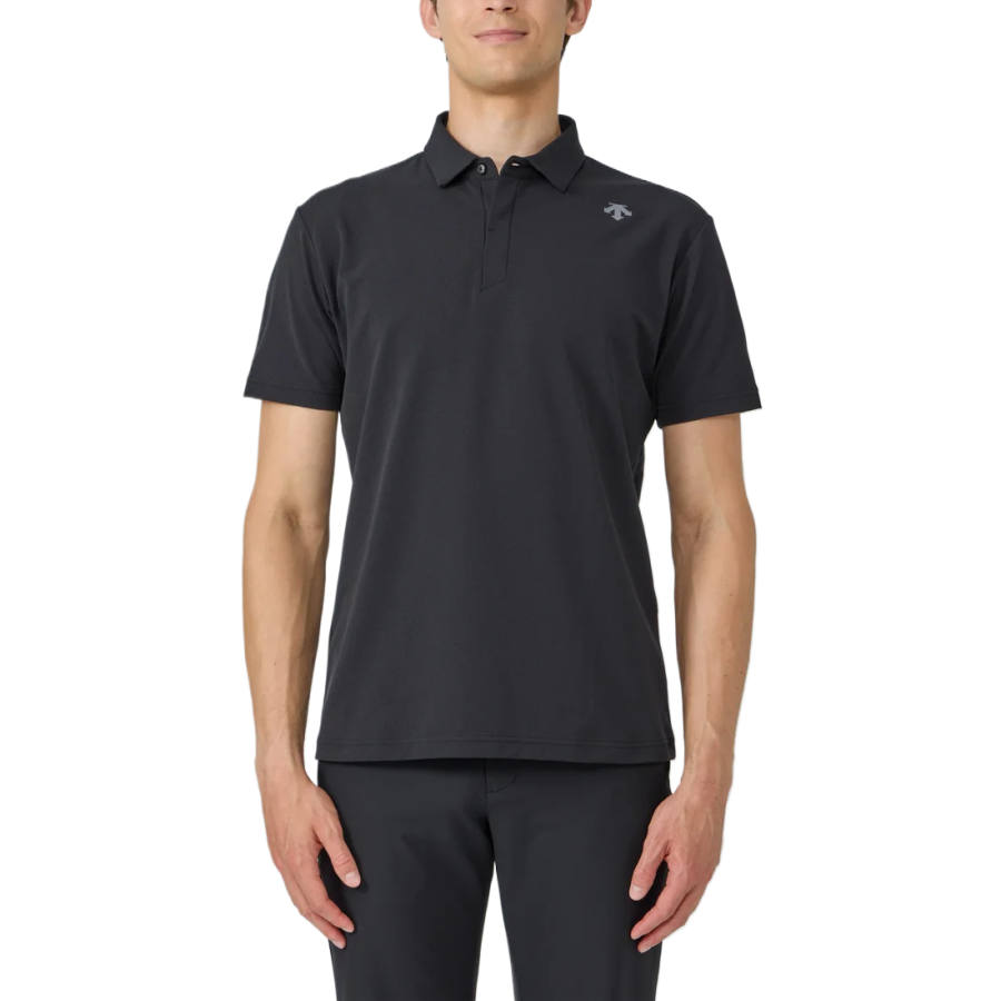 DESCENTE Polo Shirts Men's Polo Collar Moderate Straight Fit
