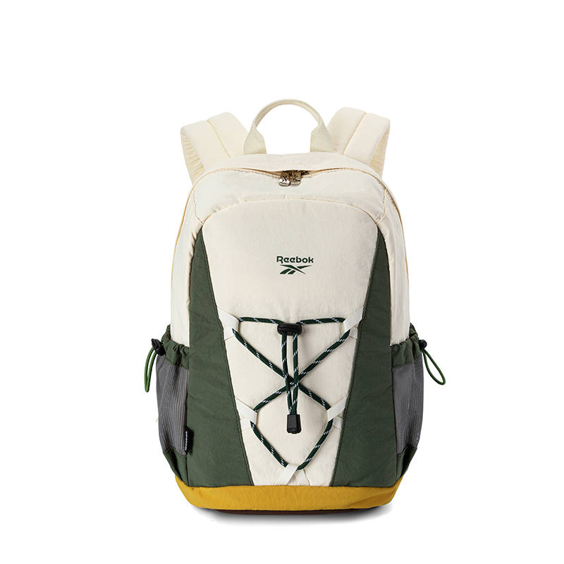 Reebok Fabric Backpack Unisex Apricot Green/Lavender/Black