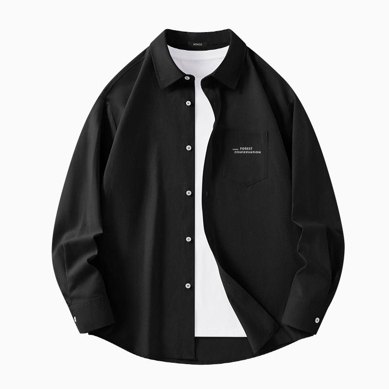 MINISO MINISO Shirts Men's Lapel Moderate