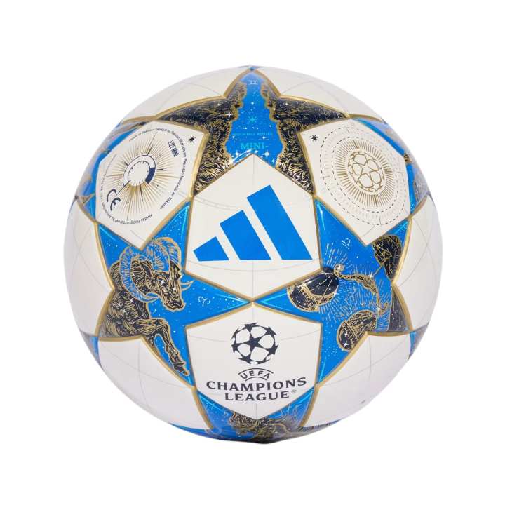 Adidas Adidas Size 1 Pu Blue White Soccer Ball Unisex