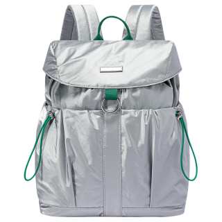 Anta Nylon Backpack Women's Silver