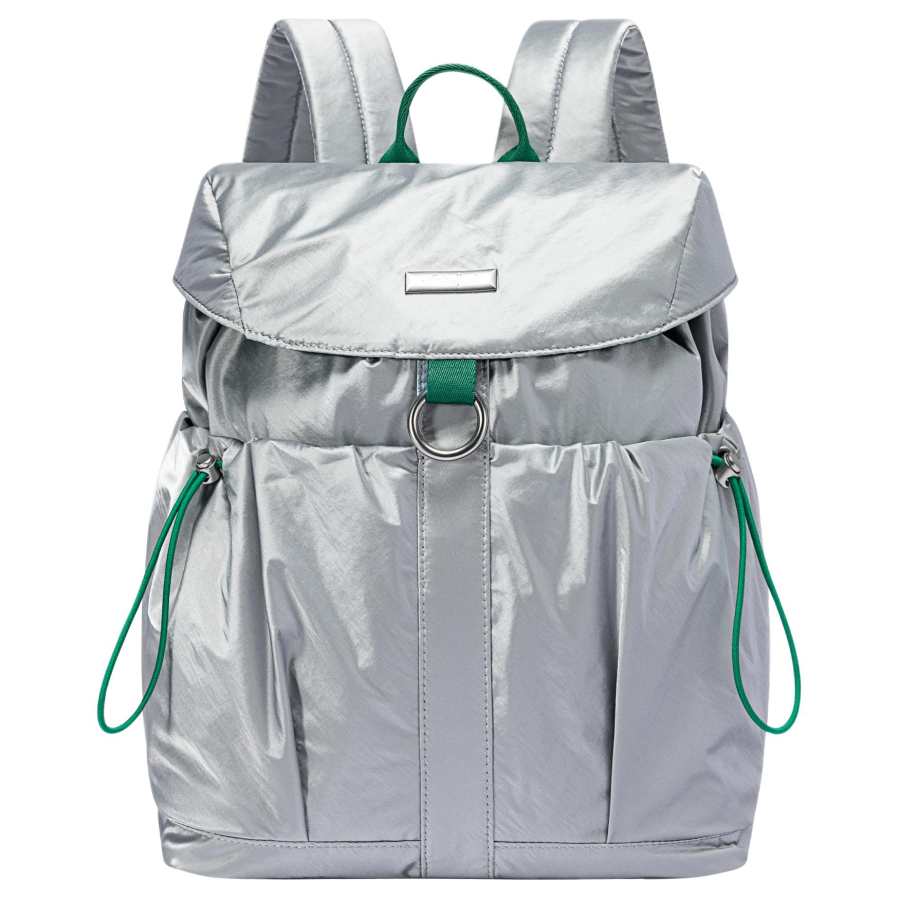 ANTA Anta Nylon Backpack Women's Silver