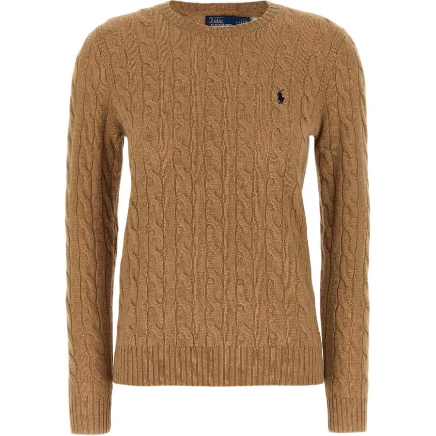 Polo Ralph Lauren Logo Embroidered Cable Knitted Jumper
