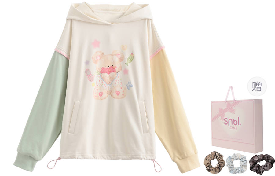 SNBL Sweatshirts Women's White Hooded Moderate