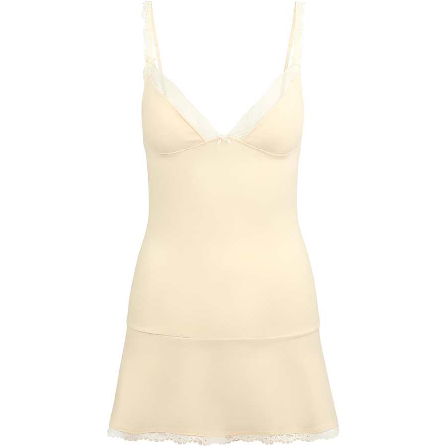 Skims SS25 COTTON JERSEY LACE SLIP DRESS Slip Dress Women's