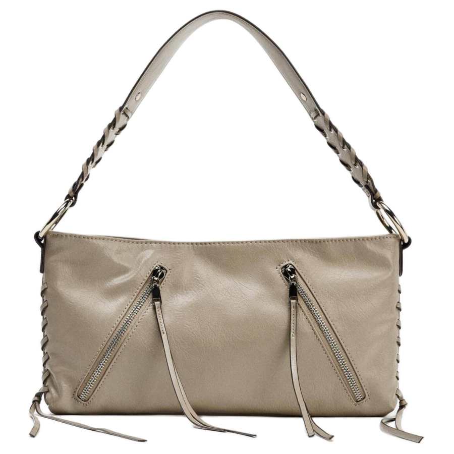 ZARA Pu Handbag, Shoulder Bag Women's Gray