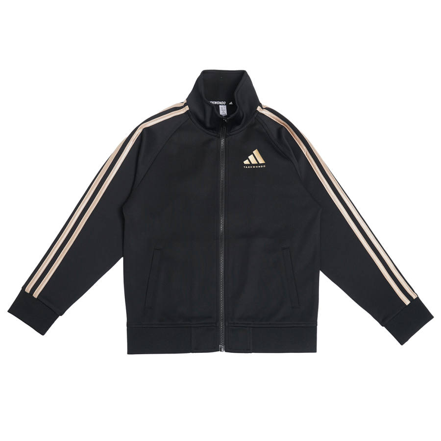 Adidas Adidas Jacket 110 164 Black Gold Style Teenagers