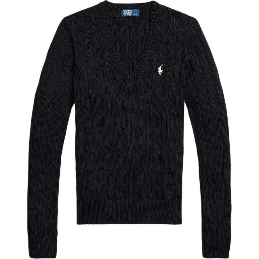 Polo Ralph Lauren cable-knit V-neck sweater
