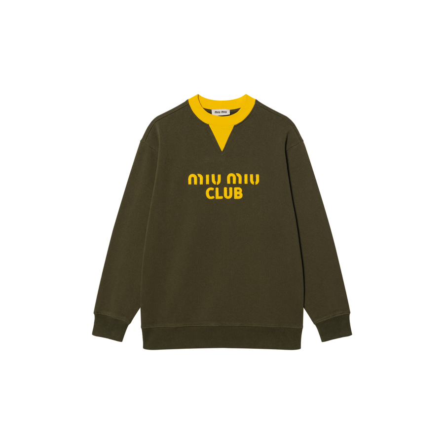 MIU MIU SS24 Sweatshirt Women's Camouflage