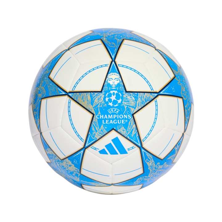 Adidas Adidas Size 34, Size 5, Size Machine Stitched Ball Pu Blue White Soccer Ball Unisex