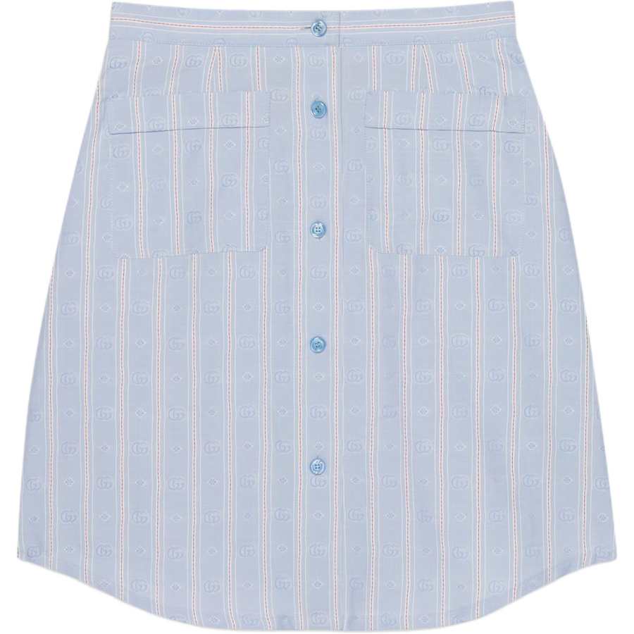 GUCCI SS23 Casual Short Skirts Women's Blue