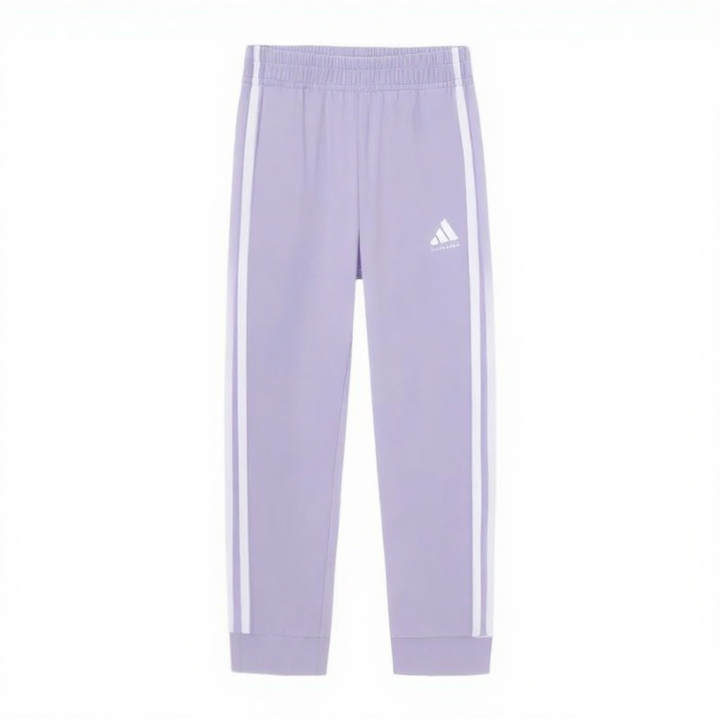 Adidas Adidas Moderate Kids' Sweatpants Spring Fall Unisex Light Purple