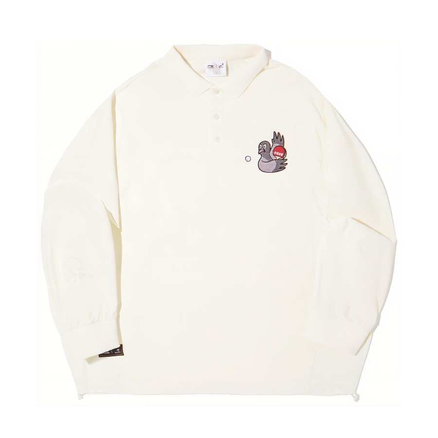 Li-Ning Li Ning x Staple Polo Shirt Men's Ecru