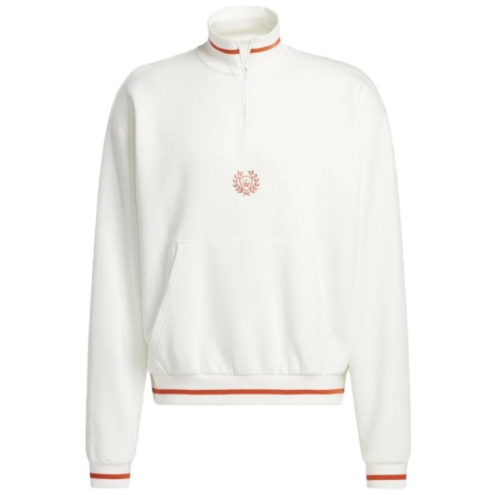 Adidas Adidas Sweatshirts Men's White Turtleneck Moderate Regular