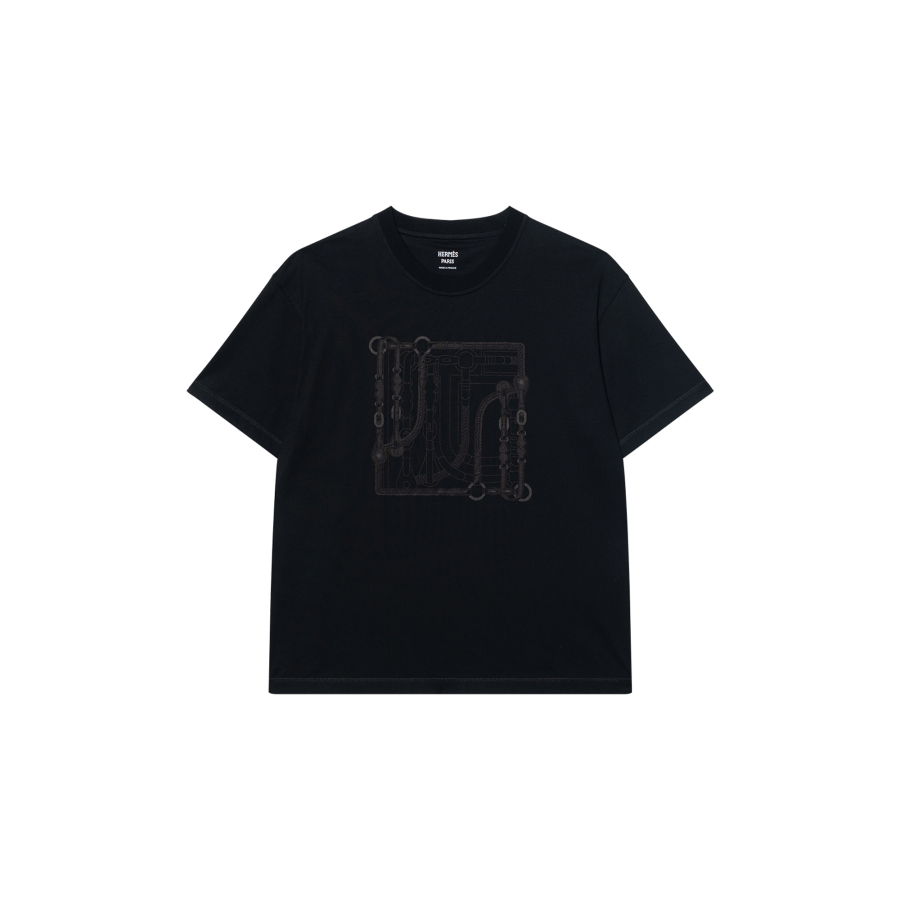 HERMES HERMES Regular T Shirt Women's Black