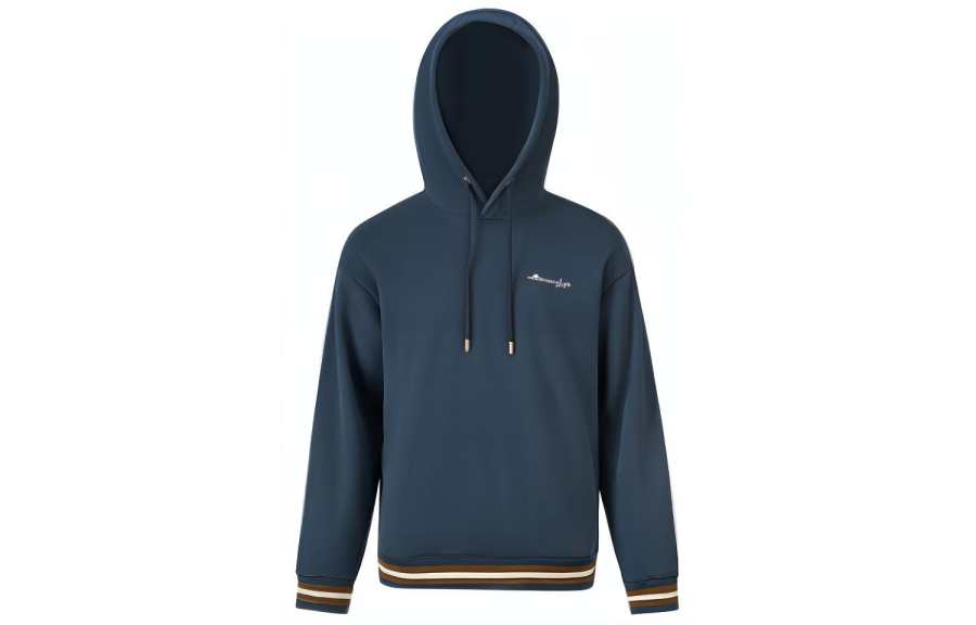 Moose Knuckles X Li Ning Sweatshirt Unisex Peacock Blue