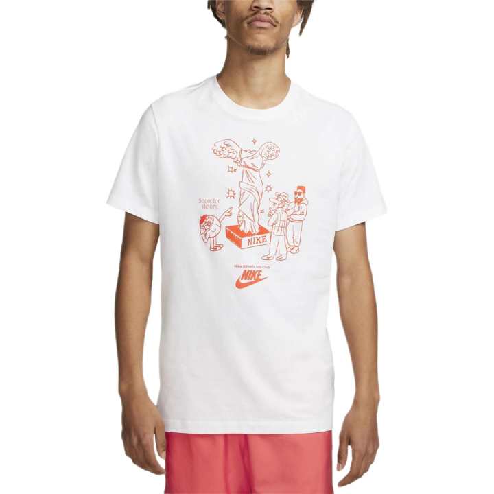 Nike Nike T Shirts Men's White Crew Neck Thin