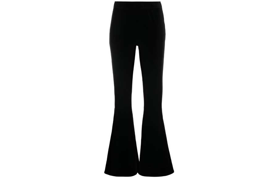 GANNI Casual Pants Women's Black Moderate Bootcut Pants