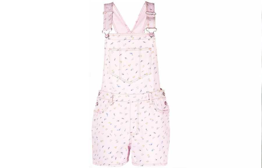 GANNI Overalls Women's Light Pink Moderate Overalls