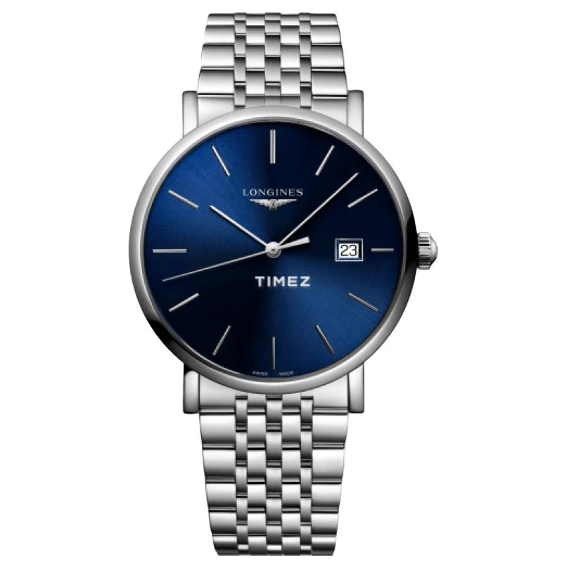 LONGINES Boya Collection Automatic Mechanical Movement 30m Waterproof Women's Watch 39mm Blue Dial