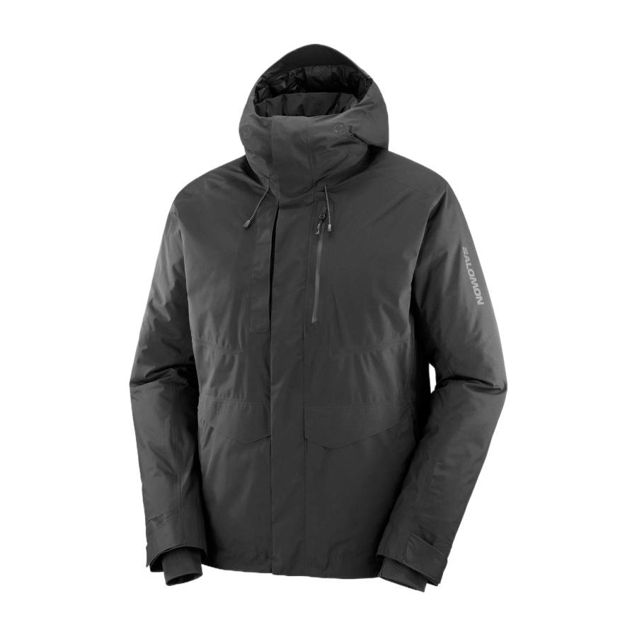 SALOMON SALOMON PATROLLER Down Jacket Men's Black