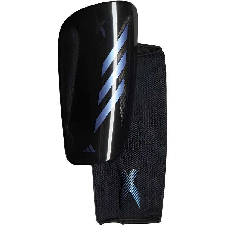 Adidas Adidas Soccer Shin Guards Shell Resin Injection Molded, Sleeve Recycled Polyester Rubber EVA Back Lining Court Men's