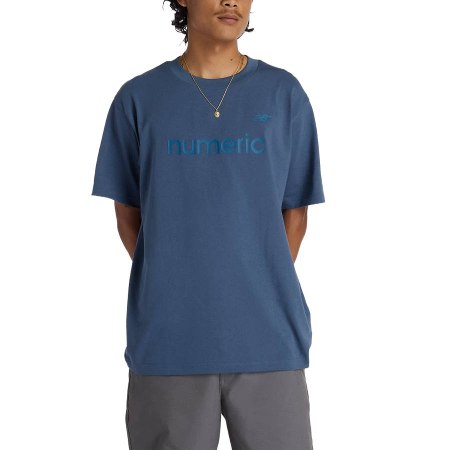 New Balance New Balance T Shirts Men's Blue Crew Neck