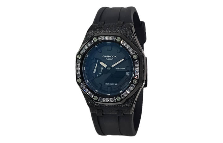 CASIO CASIO Custom Collection GA2100 Collection Quartz Movement Watch Unisex Black Dial