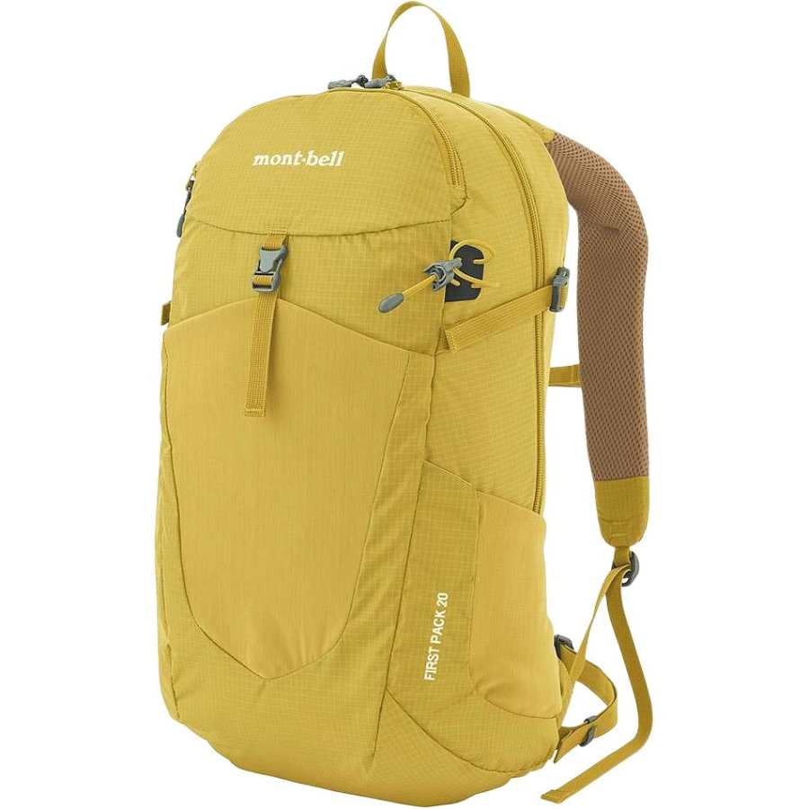MONTBELL 20L Mountaineering Bag Outdoor Bag Nylon Yellow Women's