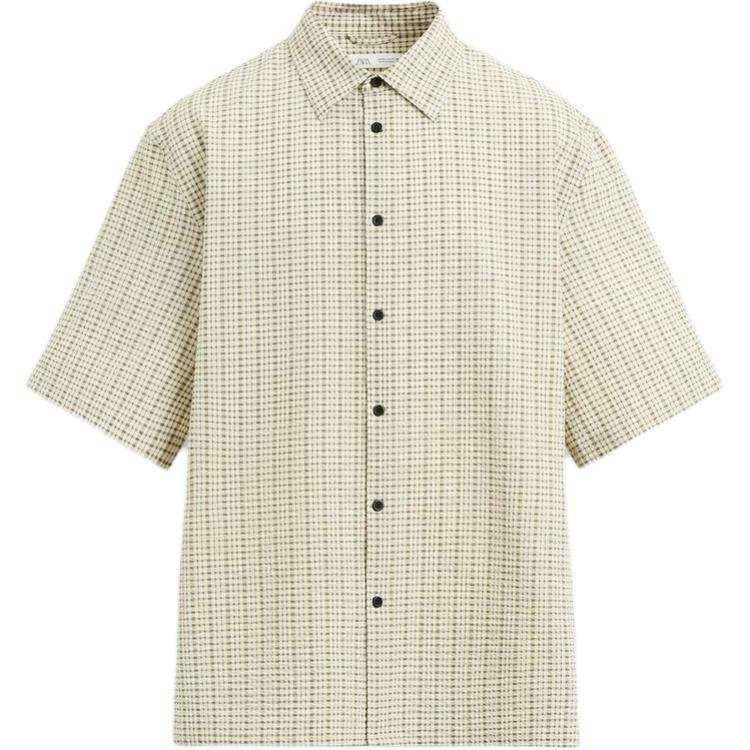 ZARA Shirts Men's Beige Moderate