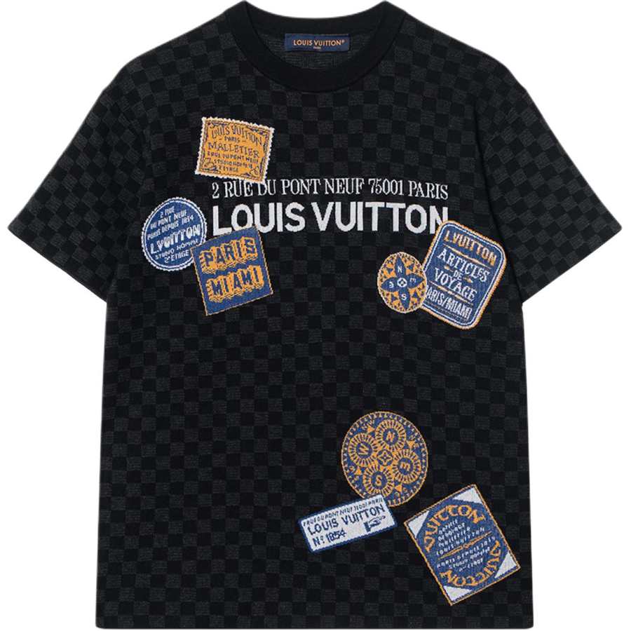 LOUIS VUITTON FW25 T Shirt Standard Men's Black