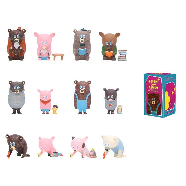 POP MART GREEN COW GARDEN Mystery Boxes Single Mystery Box/Whole Box 12 Pcs