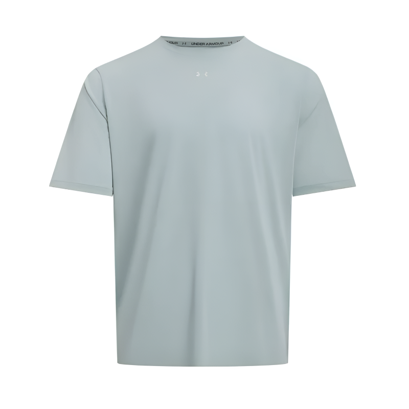 Under Armour T Shirts Men's Harbor Blue/465 Crew Neck Moderate