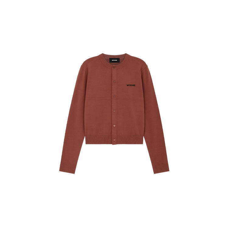 WE11DONE WE11DONE logo-embroidered buttoned cardigan