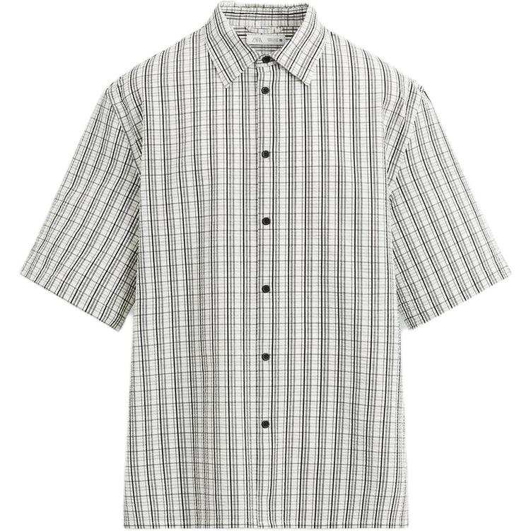 ZARA Shirts Men's Print Lapel Moderate
