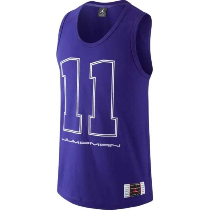 Jordan Jordan Apparel Tank Tops Men's Blue Purple Crew Neck Moderate Other