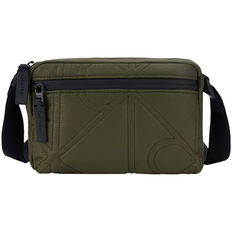 CALVIN KLEIN Fabric Crossbody Bags Men's Army Green