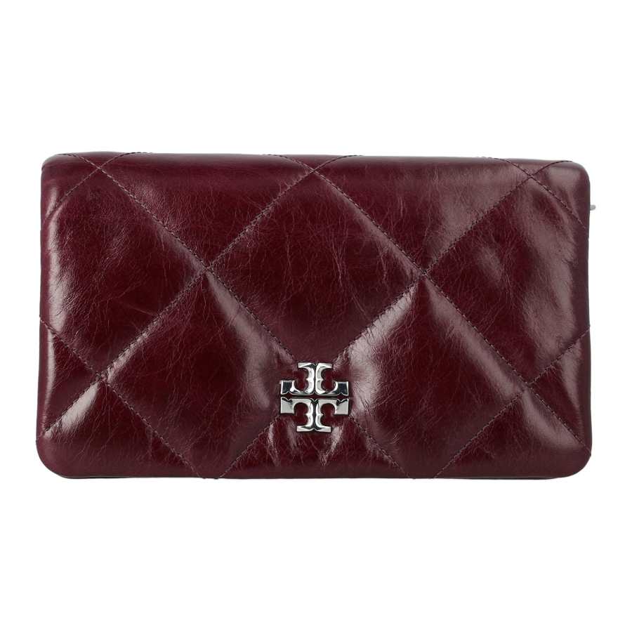 TORY BURCH Kira Leather Crossbody Bags Mini Women's Burgundy