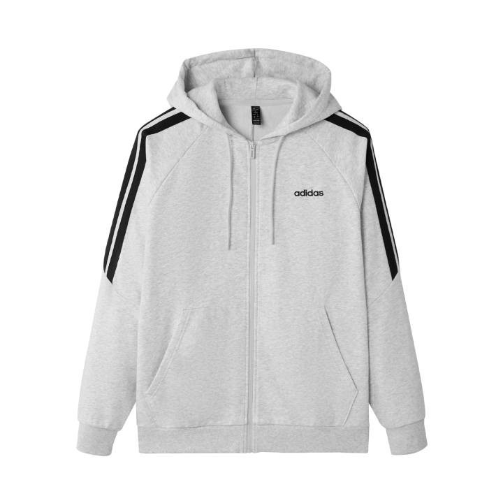 Adidas Adidas 3 Stripes Jackets & Coats Unisex Light Gray