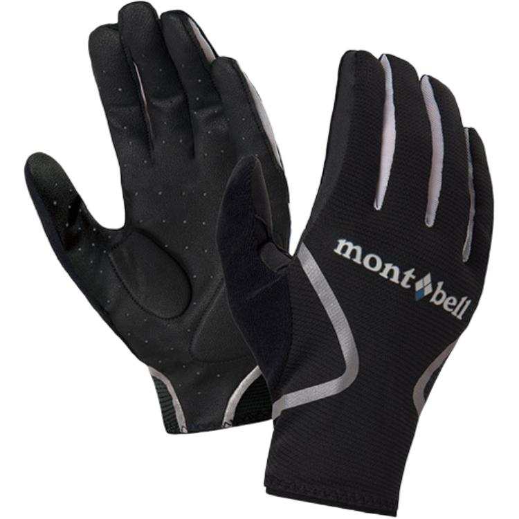 MONTBELL Cycling Gloves Full Finger Glove Outdoor Unisex Black