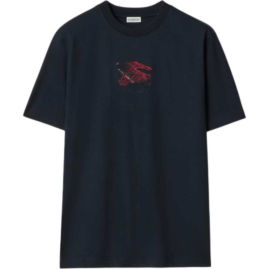 Burberry Embroidered Cotton T shirt