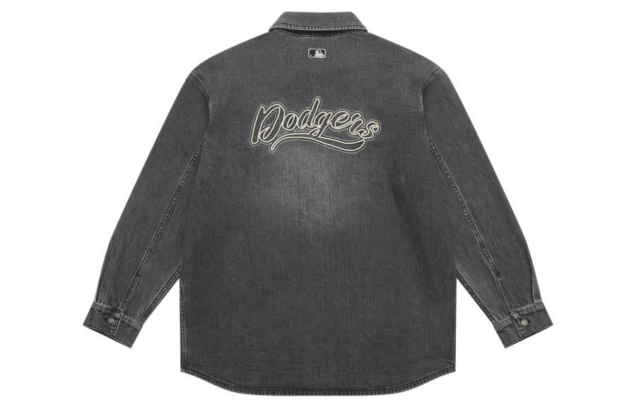 MLB Preppy Style Collection Los Angeles Dodgers 25FW Shirt Unisex Standard Black