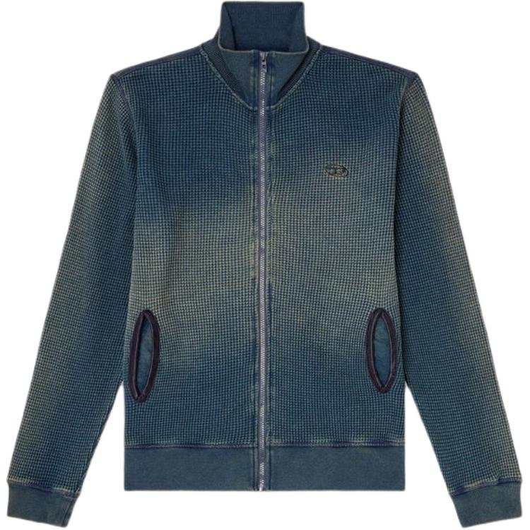 DIESEL Diesel S-Wafy-Zip Faded Effect Sweatshirt